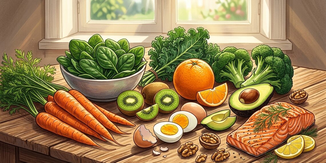 Estas vitaminas contribuyen a la salud de los ojos