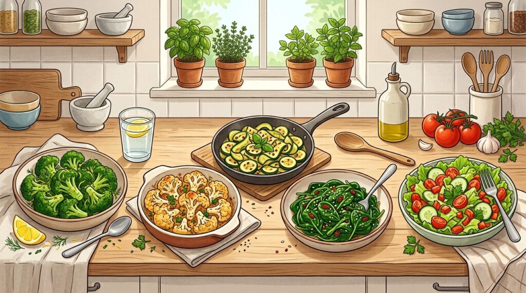 7 verduras con pocos carbohidratos para quienes tienen diabetes o quieren adelgazar