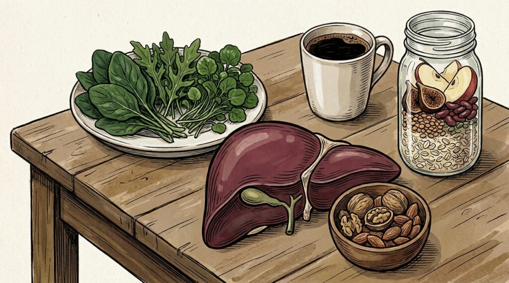 Cuatro alimentos que ayudan a cuidar la salud del hígado