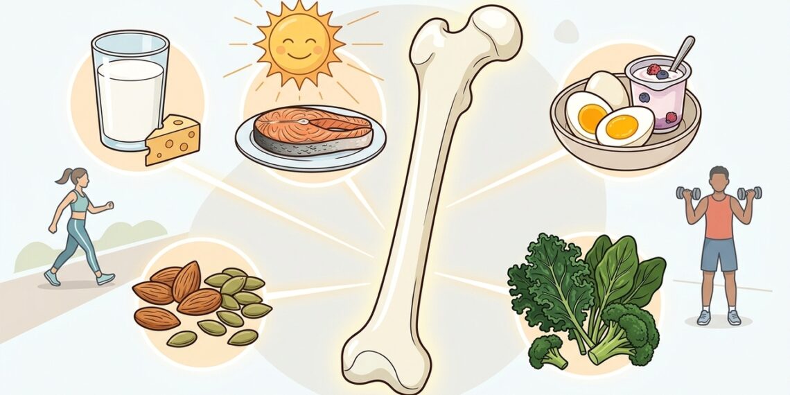 La ciencia identifica cinco nutrientes esenciales para mantener los huesos fuertes después de los 50 años