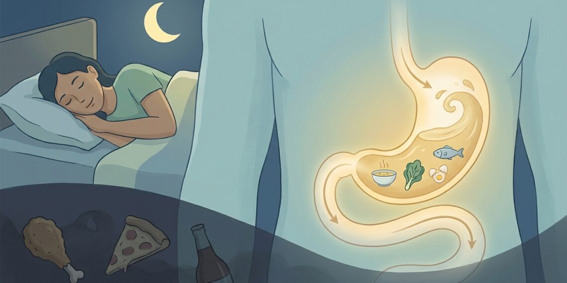 Cenar temprano y ligero mejora la digestión nocturna