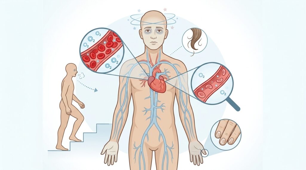 5 señales de alerta que pueden indicar anemia