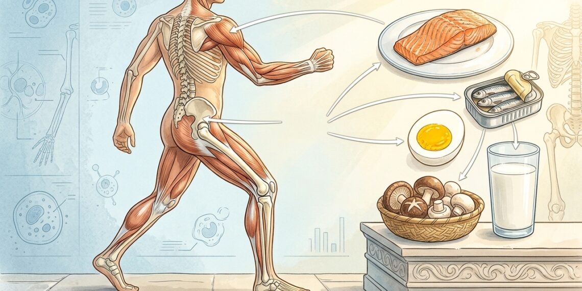 Cuál es la vitamina ideal para cuidar los huesos y fortalecer los músculos