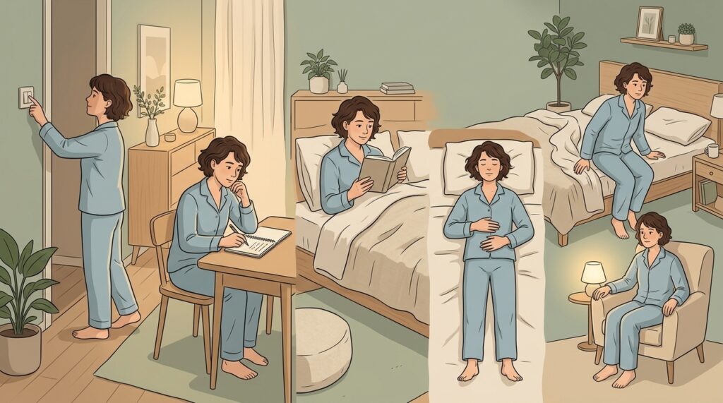¿Qué hacer en caso de insomnio al inicio de la noche y cuáles son las estrategias más efectivas para conciliar el sueño?