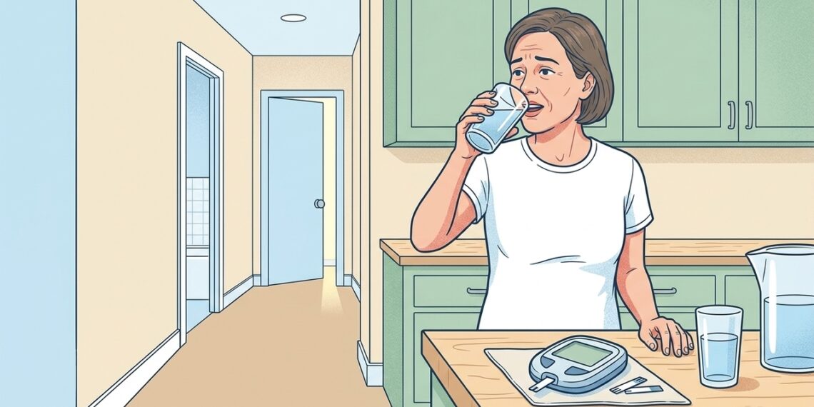 Sentir mucha sed y orinar con frecuencia puede ser uno de los primeros signos de azúcar alto en sangre que requiere control