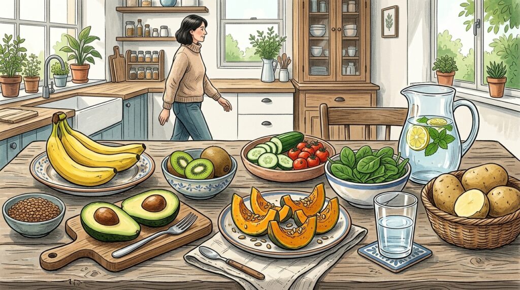 Hábitos alimentarios que ayudan a reducir la retención de líquidos de forma natural