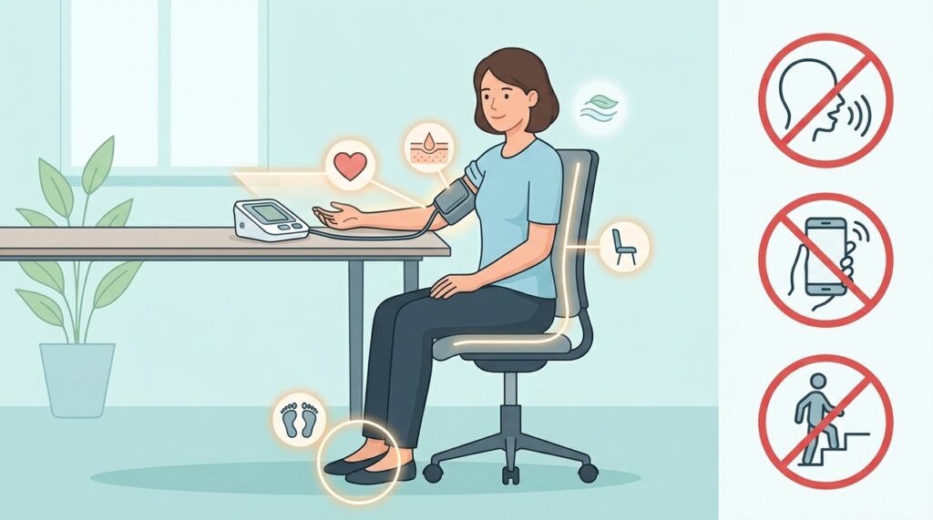Cómo hablar durante la medición afecta la presión arterial: resultados más confiables