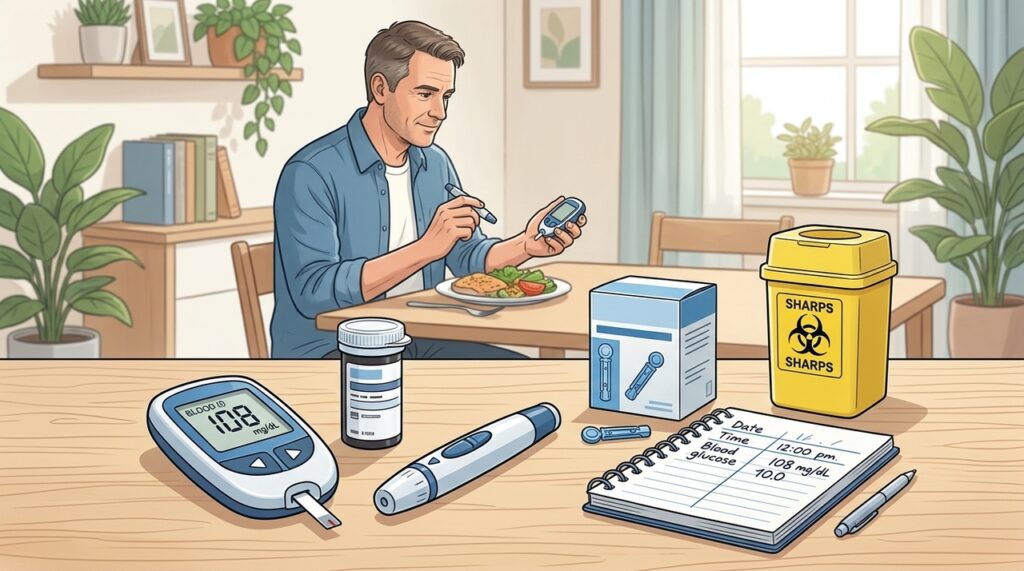 Cuál es la forma correcta de medir la glucosa en el hogar
