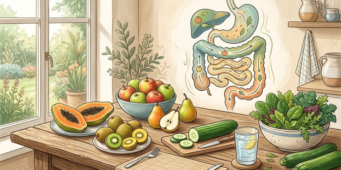 Alimentos que ayudan a sentirse más liviano y a cuidar la digestión