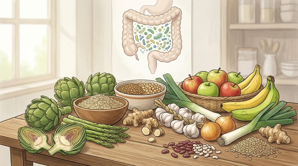 Para qué sirven los prebióticos, sus beneficios y en qué alimentos encontrarlos