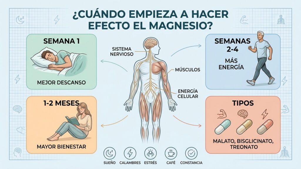 Empiezas a tomar magnesio y esto es lo que puede ocurrir en pocas semanas