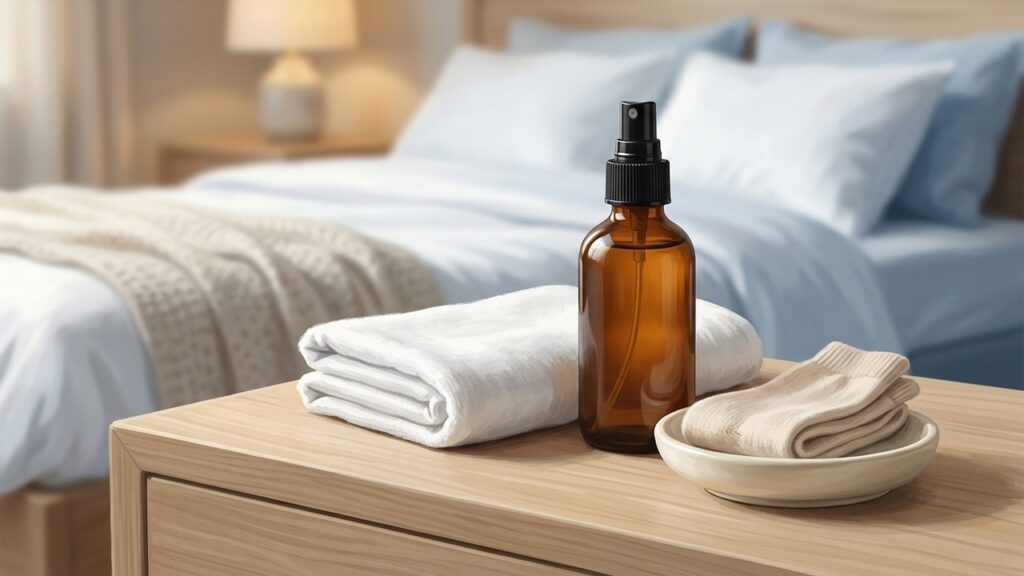 El masaje nocturno con aceite de magnesio puede favorecer una rutina relajante antes de dormir.