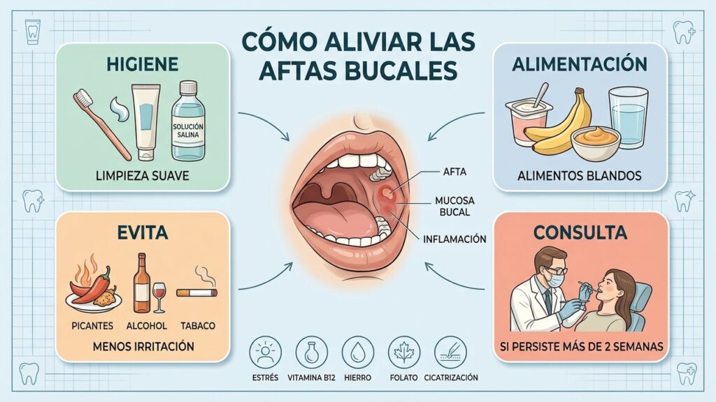 Si las aftas aparecen con frecuencia tu cuerpo podría estar enviando una señal