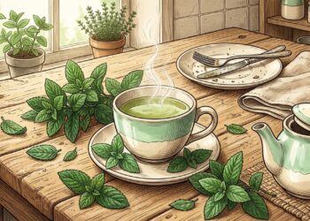 El té de menta es una infusión que puede ayudar a aliviar la digestión y a reducir la sensación de hinchazón