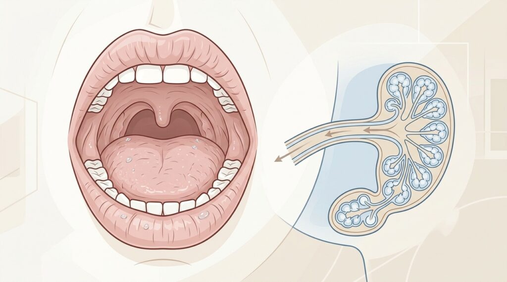 Saliva espesa o sensación de boca seca constante: ¿qué significa?