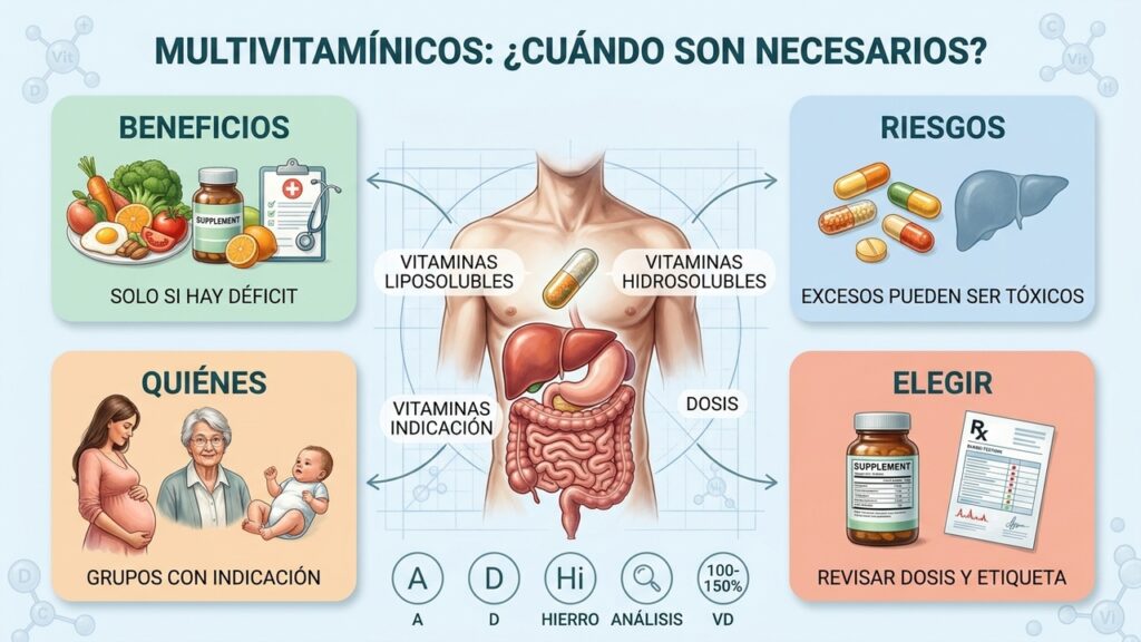 El error con los multivitamínicos que millones cometen cada día