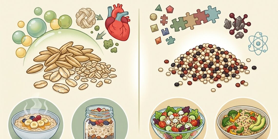 Avena o quinoa: ¿cuál es la mejor opción para ti?