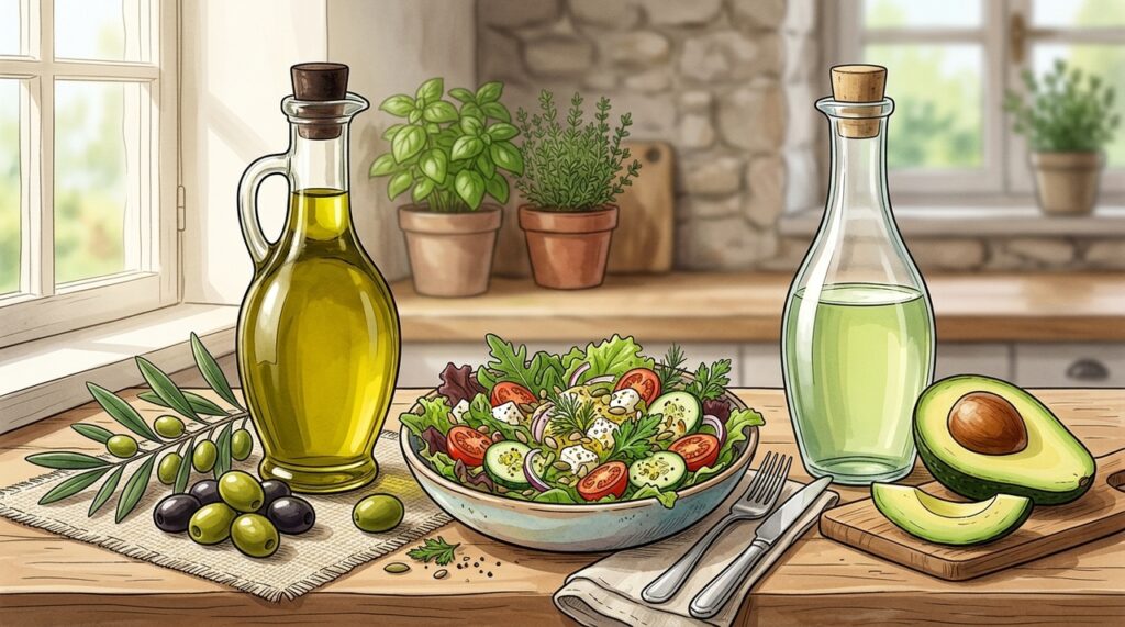 Aceite de oliva virgen extra versus aceite de aguacate: diferencias, beneficios y cuál elegir