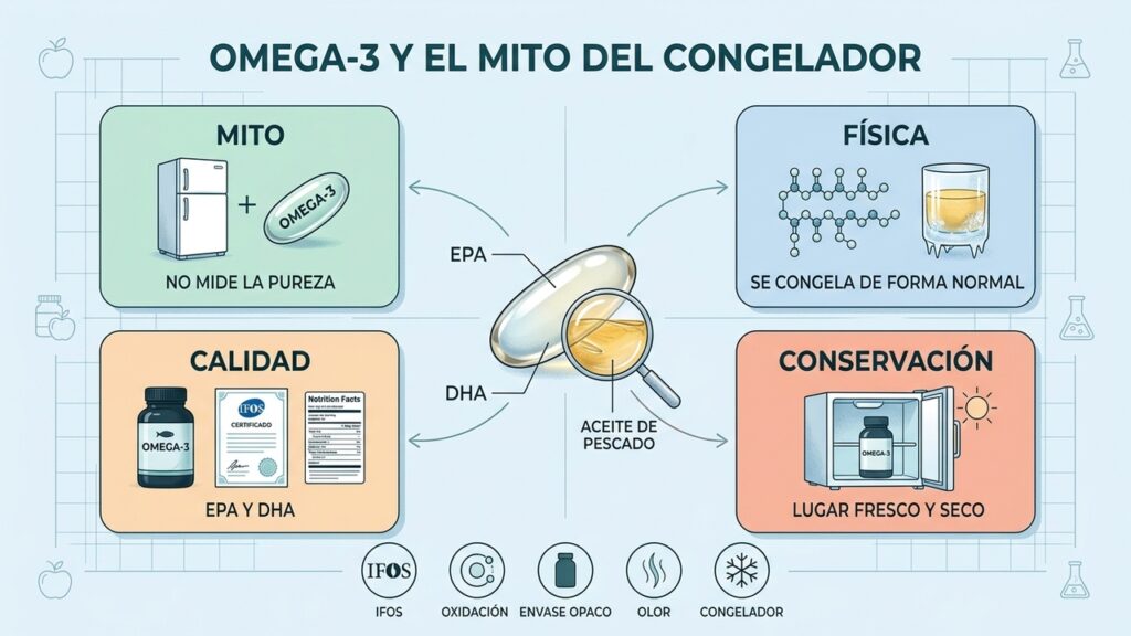 La verdad sobre el test del congelador para el omega 3 sorprende a muchos
