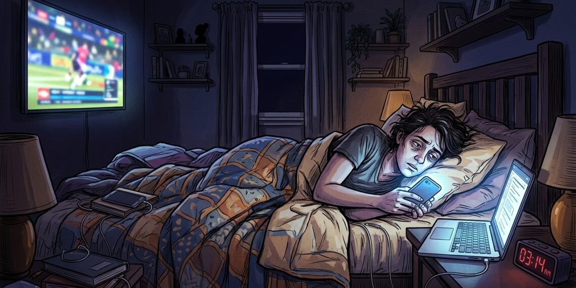 Reducir el tiempo frente a las pantallas antes de dormir es uno de los hábitos que más impactan la calidad de vida