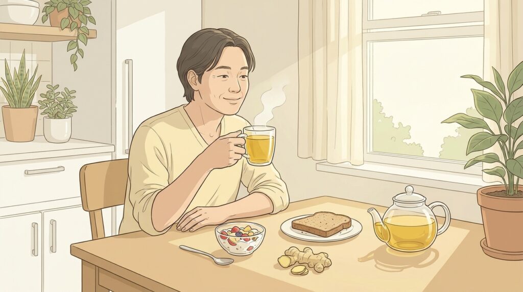 ¿Cuál es el efecto de beber té de jengibre en ayunas?