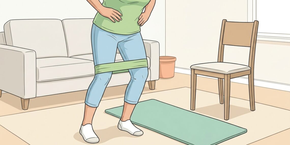 Los 3 ejercicios para mejorar el equilibrio y la fuerza de las caderas después de los 60 años