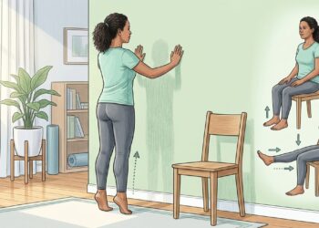 Los 3 ejercicios para fortalecer las rodillas y los tobillos después de los 40 años