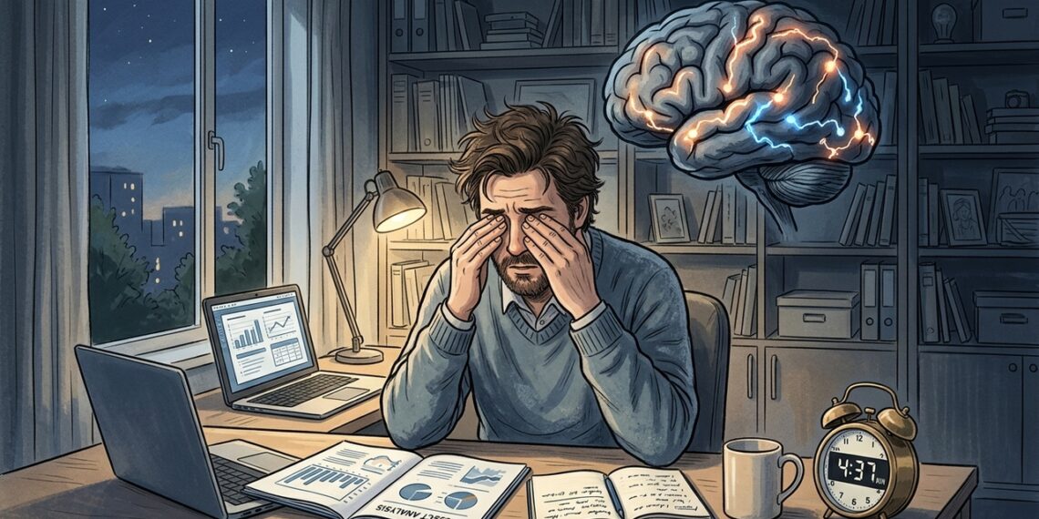 Dormir poco no vuelve más difícil una tarea, pero sí hace que el cerebro la perciba como más agotadora
