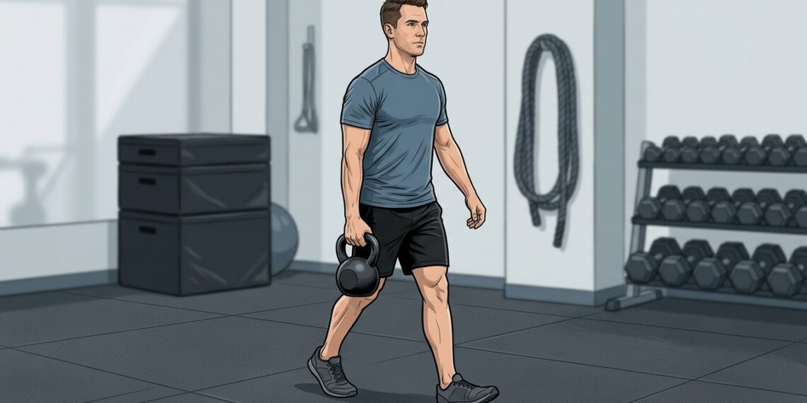 Caminata con peso en una mano: el ejercicio que fortalece el abdomen y mejora la estabilidad con un solo movimiento