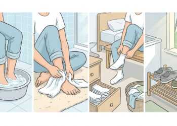 El truco para combatir los pies con mal olor