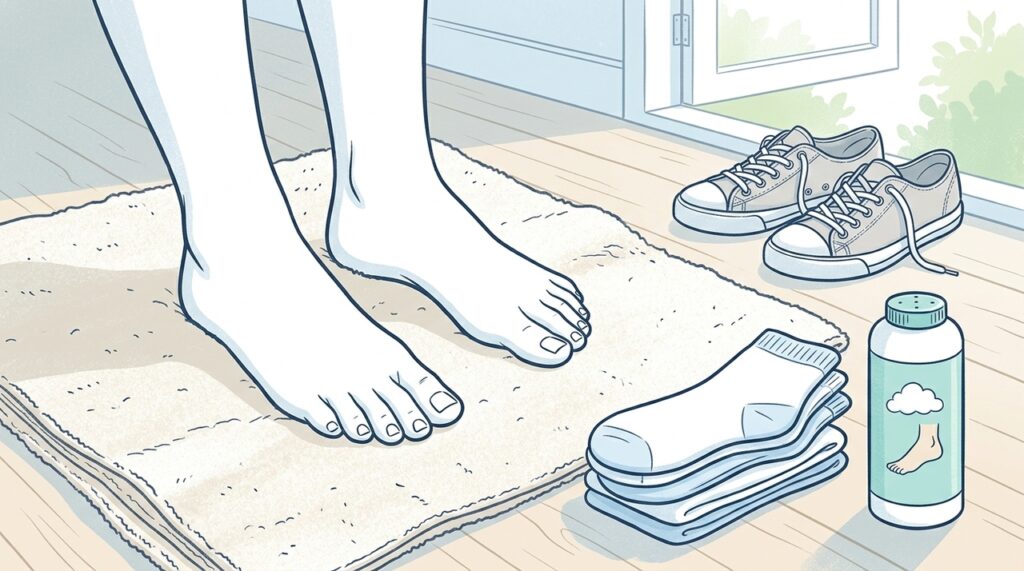 El truco para combatir los pies con mal olor
