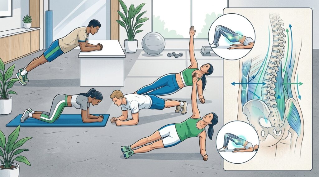 ¿Cuántos minutos de plancha deben hacerse por día?