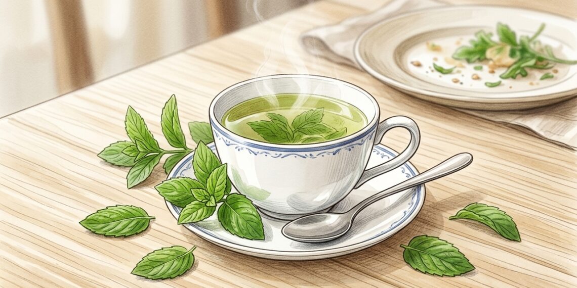 La infusión de menta que puede ayudar a aliviar la sensación de hinchazón de forma natural
