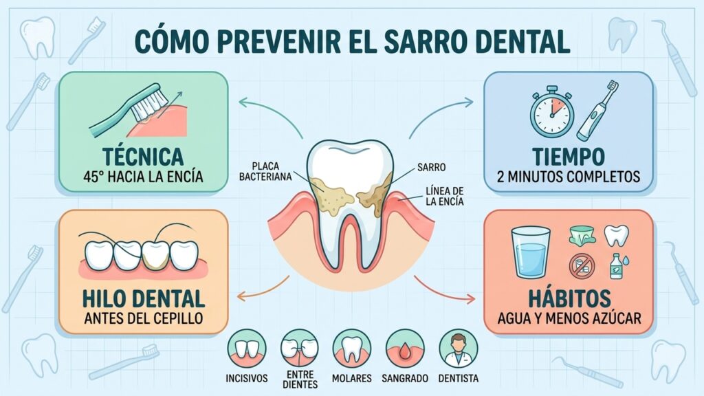 El error al cepillarte que favorece la aparición de sarro