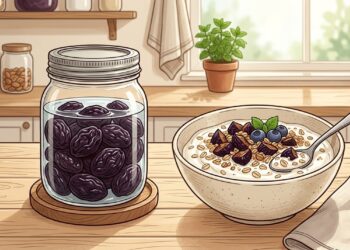 Remedio casero de la abuela para aliviar el estreñimiento con ciruelas pasas