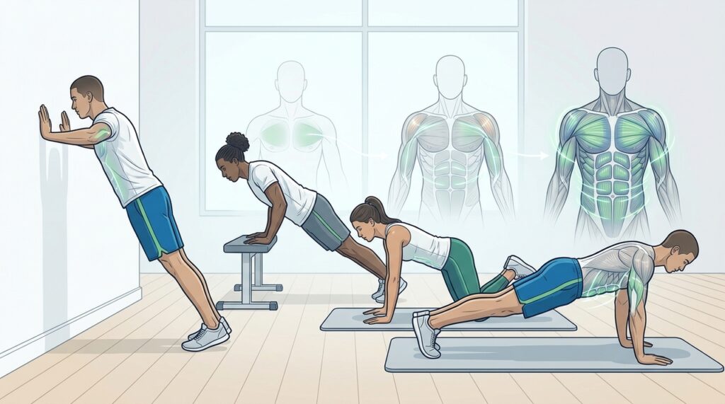 ¿Cuántas flexiones deben hacerse por día?