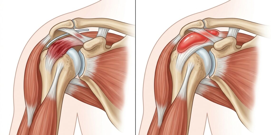 ¿Qué diferencia hay entre la tendinitis y la bursitis? Cómo reconocer y diferenciar cada tipo de dolor en el hombro