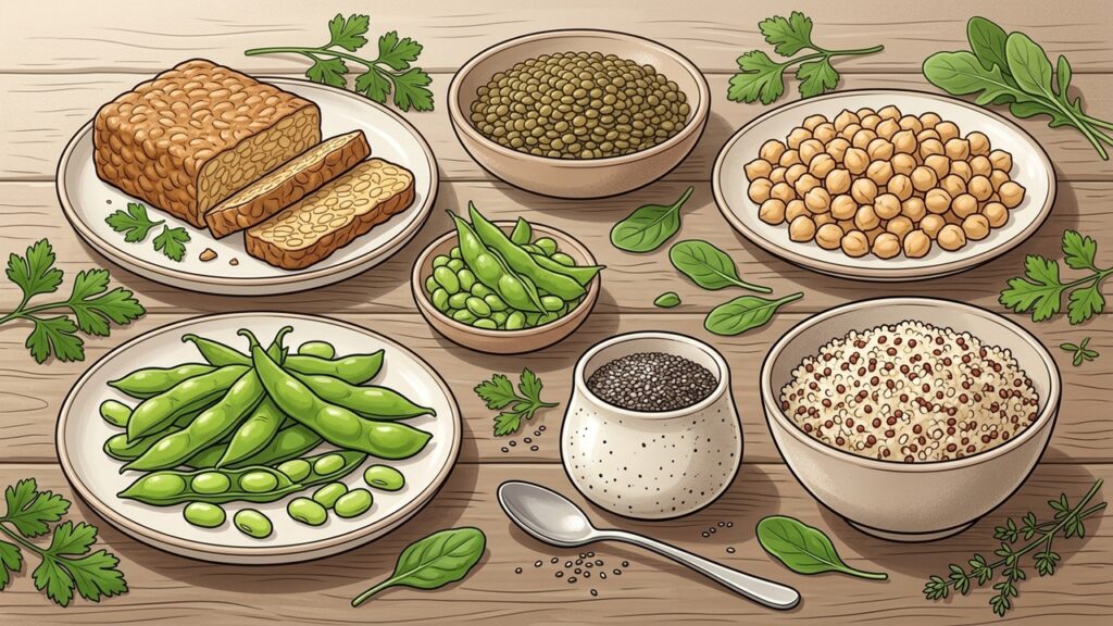 6 alimentos ricos en proteína y fibra para reducir el apetito
