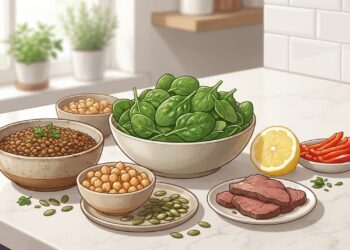 5 alimentos con más hierro que las espinacas