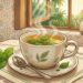 Un vaso de infusión de menta al día puede ayudar a aliviar la sensación de hinchazón de forma natural