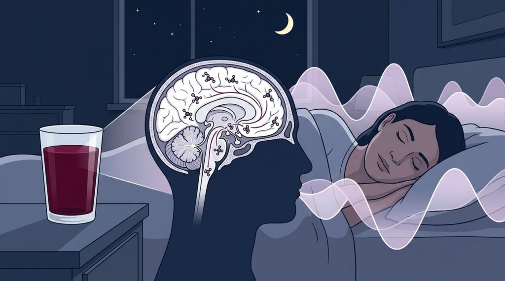 Si tomas jugo de cereza ácida por la noche, podrías notar cambios en el sueño