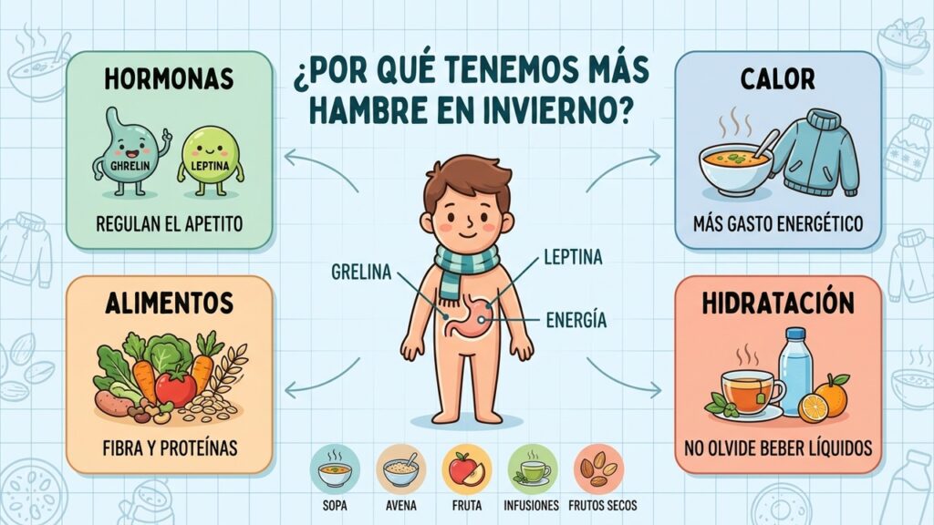 Si en invierno comes más no siempre es por falta de control