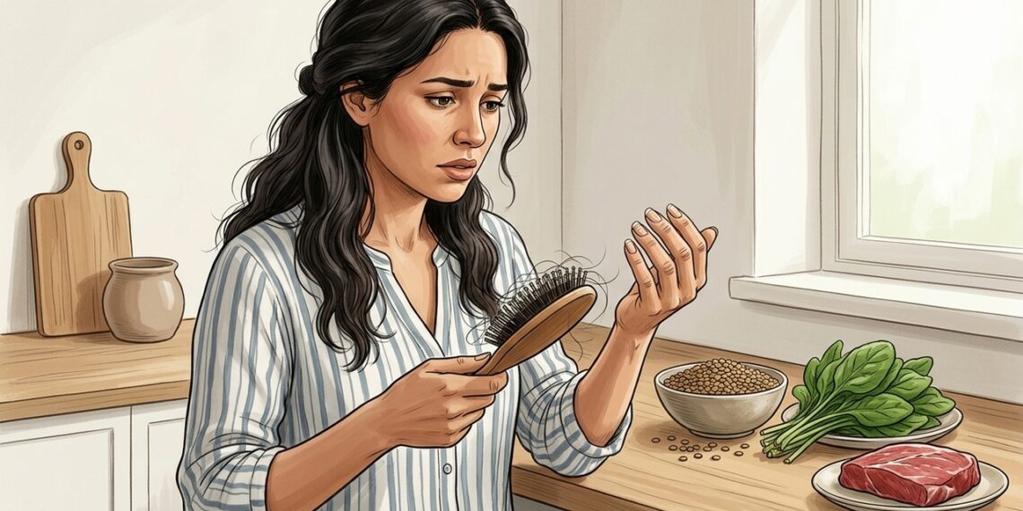 El cansancio y la caída del cabello, junto con uñas débiles, pueden ser una señal a menudo pasada por alto de falta de hierro