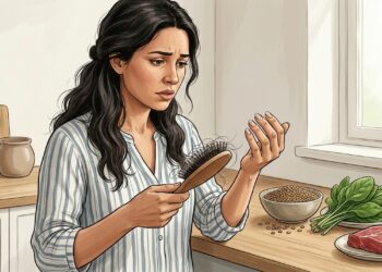 El cansancio y la caída del cabello, junto con uñas débiles, pueden ser una señal a menudo pasada por alto de falta de hierro