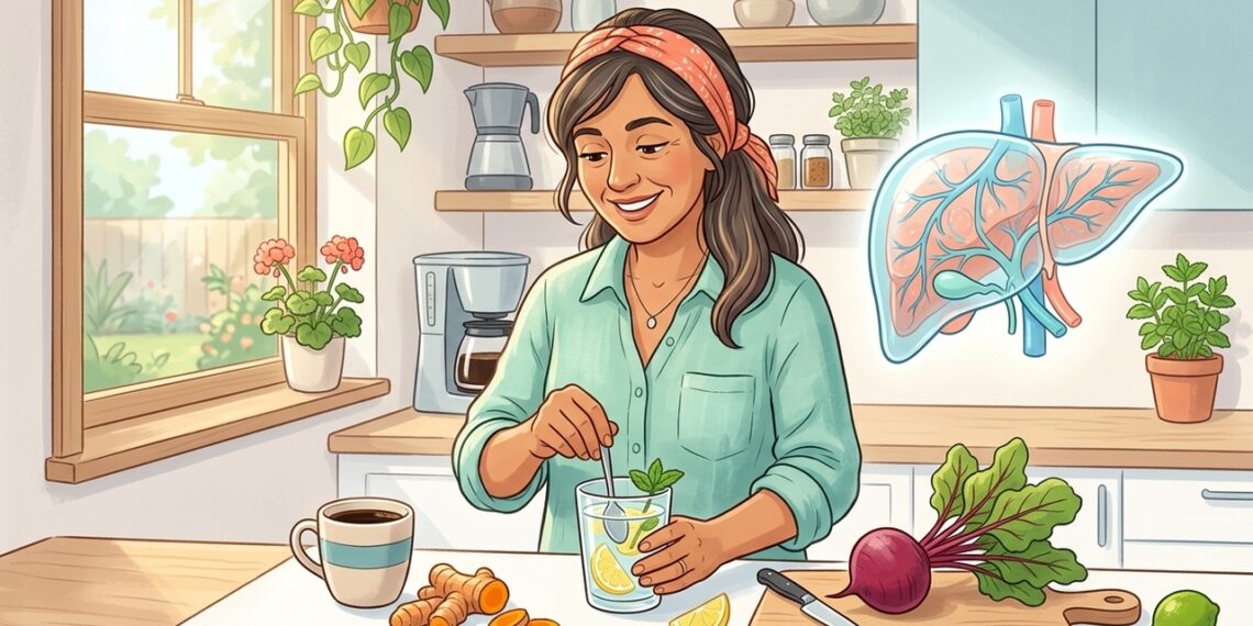 Las mejores bebidas en ayunas para cuidar el hígado graso