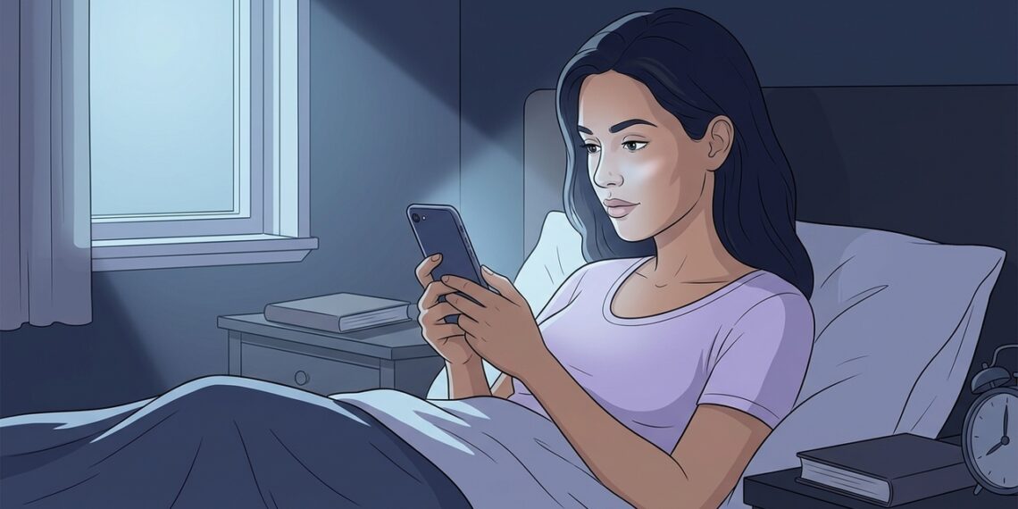 El hábito nocturno con el móvil que podría estar robándote el descanso
