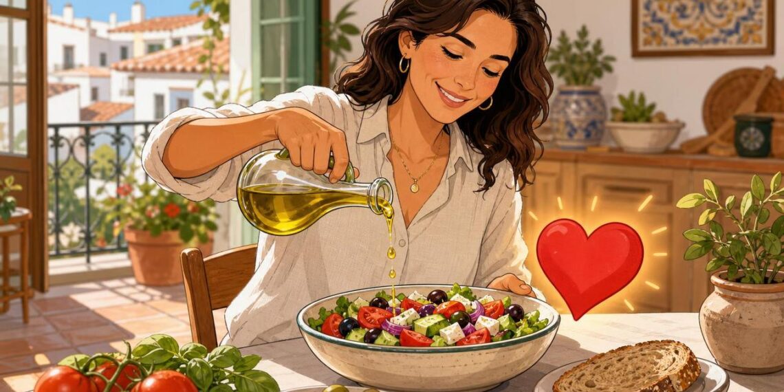 Aceite de oliva virgen extra: por qué es un aliado del corazón según los grandes estudios sobre dieta mediterránea