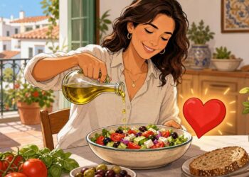 Aceite de oliva virgen extra: por qué es un aliado del corazón según los grandes estudios sobre dieta mediterránea