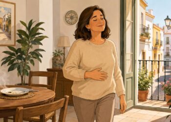 Adiós a la hinchazón abdominal: el hábito de dos minutos después de comer que recomiendan los digestivos