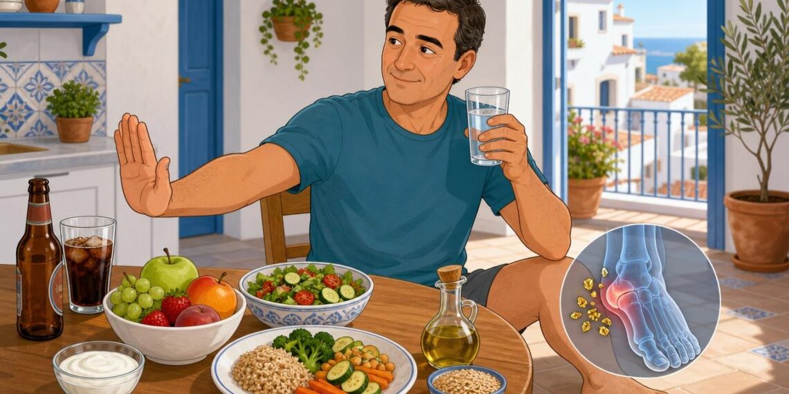 Cómo bajar el ácido úrico de forma natural: 7 cambios en la alimentación que ayudan a prevenir la gota